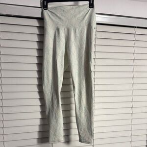 Fabletics White Snake Print Leggings